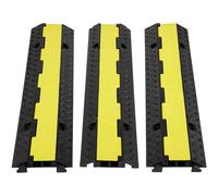 VEVOR Goulottes de câbles 3pcs. 2 canaux Pont de câbles Protection anti-collision Rampe de câbles
