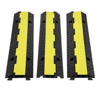 VEVOR Goulottes de câbles 3pcs. 2 canaux Pont de câbles Protection anti-collision Rampe de câbles