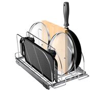 VEVOR Rangement Couvercle Casserole Organiseur de Poêle Extensible 32cm Placard