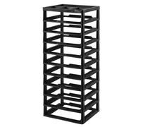 VEVOR Rangement de Bureau pour Scrapbooking Multifonctionnel, Organisateur de Bureau à 10 Niveaux, Tour de Rangement avec Cadre Uniquement Sans Boîte, en PP, pour Outils Fournitures d'Artisanat