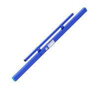 VEVOR Règle à Béton Manuelle 1200 mm Règle de Nivellement en Alliage d'Alu | Outil de Nivellement pour Trottoirs, Terrasses et Sols de Garage, avec Niveau à Bulle Intégré, Finition Thermolaquée, Bleu