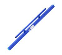 VEVOR Règle à Béton Manuelle 1200 mm, Règle de Nivellement pour Béton en Alliage d'Aluminium, avec Niveau à Bulle Intégré, Finition Thermolaquée, pour Trottoirs, Terrasses et Sols de Garage, Bleu