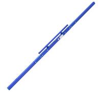 VEVOR Règle à Béton Manuelle 2430 mm Règle de Nivellement en Alliage d'Alu | Outil de Nivellement pour Terrasses, Trottoirs et Sols de Garage, avec Niveau à Bulle Intégré, Finition Thermolaquée, Bleu