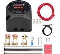 VEVOR Relais Sensible à Tension Isolateur Batterie Double MVSR Écran LCD 2 Modes 12V 140A Noir