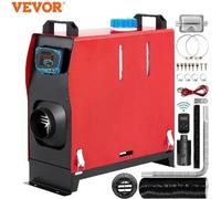 Vevor-remover : poêle à diesel Traduction du néerlandais vers l'allemand : Poêle à diesel avec connexion Bluetooth - écran LCD - télécommande et accessoires - fonction minuterie - ventilation - roug