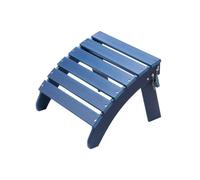 VEVOR Repose-pieds Pliable Adirondack, 475x480x350 mm, en PEHD, Résistant aux Intempéries pour Chaise Adirondack, Montage Facile, pour Extérieur, Patio, Porche, Piscine, Pelouse, Arrière-cour, Bleu