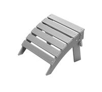VEVOR Repose-pieds Pliable Adirondack, 430x480x330 mm, en PEHD, Résistant aux Intempéries pour Chaise Adirondack, Montage Facile, pour Extérieur, Patio, Porche, Piscine, Pelouse, Arrière-cour, Gris