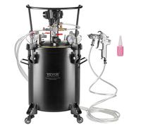 VEVOR Réservoir de peinture sous pression 30 L – Agitation automatique, 70 PSI, pistolet et tuyaux