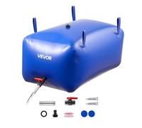 VEVOR Réservoir d'Eau Souple 240 L, Vessie de Stockage Eau Pliable, Sac Conteneur d'Eau PVC Grande Capacité, pour Irrigation Jardin, Camping, Camping-car, Utilisation Extérieur, Stockage Urgence, Bleu