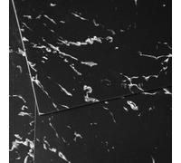 VEVOR Revêtement de sol en vinyle auto-adhésif 305 mm x 305 mm, dalle de sol 50 pièces, épais de 1,5 mm, à décoller et à coller, texture marbre noir, pour salle à manger et chambre, facile à décorer