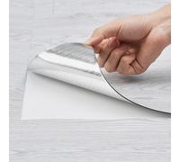 VEVOR Revêtement de sol vinyle auto-adhésif 9900×600 mm, dalle bois gris clair, 1,5 mm