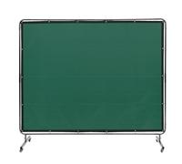 VEVOR Rideau de soudage 1,8x2,4 m avec cadre, vinyle ignifuge, 4 roues (2 verrouillables) Vert