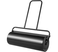 VEVOR Rouleau à gazon 64 L – Acier, remplissable eau/sable, bouchon facile, poignée ergonomique en U