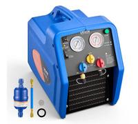 VEVOR RR24L - Station de récupération fluides frigorigènes 1 HP - Double cylindre - 3,7 kg/min