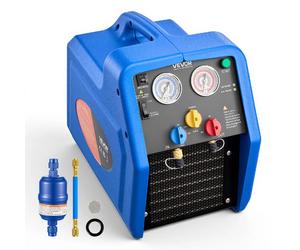 VEVOR RR24L - Station de récupération fluides frigorigènes 1 HP - Double cylindre - 3,7 kg/min