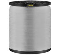 Sangle de traction en polyester VEVOR 567 kg, 961 m x 12,7 mm de sangle plate pour travaux sur fils et tubes de câbles, fonctions variables, corde plate pour tirer/charger/emballer par tous les temps