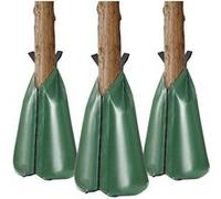 VEVOR Sac d'arrosage d'arbres, 3 pcs, sac d'irrigation d'arbres, 75,7 L, goutte à goutte, rechargeable, libération lente 5-9 heures avec fermeture éclair, durable, pour ciblage des racines profondes