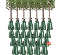 VEVOR Sacs d'irrigation pour arbres, paquet de 25, 75 l, 5-9 heures de libération lente, sacs d'irrigation avec fermeture éclair pour une gestion profonde des racines