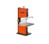 VEVOR Scie à Ruban Bois 373 W Scie à Ruban de Table Largeur de Coupe 254 mm Hauteur de Coupe 160 mm pour Travail Bois, Table Fonte 335x340 mm 2 Vitesses avec Éclairage de Travail 360° Guide d'Onglet