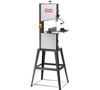 VEVOR Scie à Ruban d'Établi avec Support, 245 mm, 2 Vitesses 506/920 tr/min, 370 W, Hauteur Coupe 160 mm, Longueur de Lame Scie 1832 mm, Guide, Jauge à Onglet, pour Travail Bois, Aluminium, Plastique