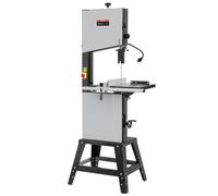 VEVOR Scie à Ruban d'Établi avec Support, 340 mm, 440-846 tr/min, 1100 W, Hauteur de Coupe 330 mm, Lame Scie 2780 mm, avec Lampe de Travail, Guide Onglet, pour Travail Bois, Aluminium, Métal, Cuivre