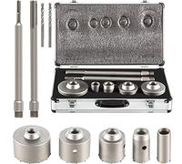 VEVOR Jeu de couronnes de forage Scie cloche SDS plus Adaptateur Béton Mur Foret pour boîtes 30-100mm