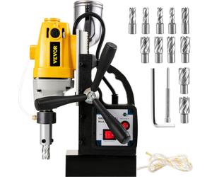 VEVOR SDT MD40 Perceuse magnétique avec 13 PC 1 pouce HSS Set de coupe annulaire