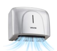 VEVOR Sèche-Mains Automatique Mural 1300 W avec Filtre HEPA, Sèche-Mains Électrique pour Salle de Bain, Maison, Bureau à Domicile et Maison d'Hôtes, Séchage Rapide, avec Boîtier en ABS, Deux Modes