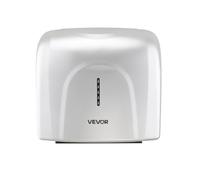 VEVOR Sèche-Mains Automatique Mural 1300 W avec Filtre HEPA, Sèche-Mains Électrique pour Salle de Bain, Maison, Bureau à Domicile et Maison d'Hôtes, Séchage Rapide, avec Boîtier en ABS, Deux Modes