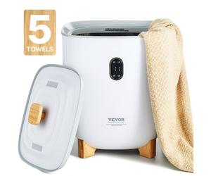VEVOR Sèche Serviettes 25 L, Chauffe Serviettes avec Écran LED et Colonnes Chauffantes Inférieures, Seau Chauffe Serviettes Intelligent avec Minuterie Réglable Arrêt Auto, pour Couvertures Peignoirs