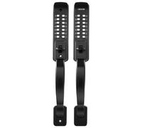 VEVOR Serrure à Code Mécanique 4-7 Chiffres, Serrure de Porte d'Entrée sans lavier Double Faces, pour Maison Portails de Jardin Intérieur Extérieur, avec Poignée de Tirage, Verrouillage Auto