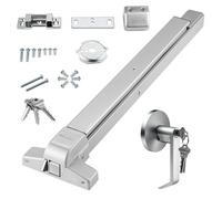 VEVOR Serrure Anti-Panique Universelle pour Porte de Sortie 76-91 cm de Largeur Dispositif Anti-Panique pour Issue de Secours Barre 1 Carré Évacuation Rapide pour Centres Commerciaux Hôpitaux Hôtels