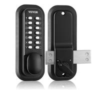 VEVOR Serrure mécanique sans ode 14 touches - noir, pour portes 35-65 mm (Gen2 OL601HD2)