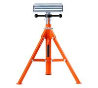 VEVOR Servante à Rouleaux Capacité de Charge 1134 kg Support à Rouleau Pliable Hauteur Réglable 700-1320 mm en Acier avec Base Stable pour Accueillir Tuyaux Jusqu'à 305 mm de Diamètre, Planches