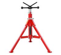 VEVOR Servante de Tubes à Tête en V 0,32-30,48 cm Servante Tuyauteur Hauteur Réglable 61-107 cm Charge 1134 kg Servante Tuyaux Structure Acier Carbone Pieds Pliables pour Supporter Tuyaux Tuyauterie