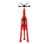 VEVOR Servante Tube Support Tuyau à Rouleaux Support pour Tuyaux Support Tuyaux avec Tête en V Hauteur Réglable jusqu'à 132 cm Charge 1134 kg