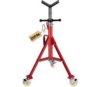 VEVOR Servante Tuyauteur Servante de Tubes Tête en V Roulettes 1134 kg 71-131 cm