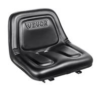 VEVOR Siège de Chariot Élévateur à Fourche Universel Siège de Tracteur avec Micro-interrupteur Trous de Drainage Fente Étendue 160-340 mm Siège Confortable pour Chargeur Excavateur Tondeuse à Gazon