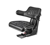 VEVOR Siège de Chariot Élévateur Universel, 61x51x51 cm, Siège de Tracteur de Suspension Étanche, Capacité de Charge 50 à 130 kg, avec Dossier Réglable, Micro-interrupteur, pour Chargeur, Bouteur