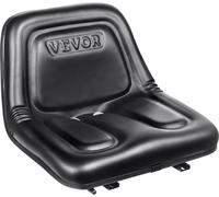 VEVOR Siège de tracteur universel en similiCuir synthétique et mousse polyuréthane Siège de tracteur avec trous de drainage et micro interrupteur de sécurité Siège de conducteur Siège individuel fente