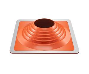 VEVOR Solin de Toit pour Tuyaux 254-457 mm Étanchéité Toiture Flexible en Silicone, avec Base Carrée en Métal, Haute Température -74℃-225℃, pour Cheminée, Poêle à Bois, Tuyaux d'Aération Extérieur