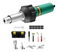 VEVOR Soudeur Plastique Air Chaud Kit Soudage de Toiture En Plastique 600°C 1600W