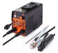 VEVOR Soudeuse à Bâton, 140 A, Poste à Souder ARC/Lift TIG avec Grand Écran LED, Machine de Soudage à Bâton Portable 2-en-1, Démarrage à Chaud, Antiadhésif, VRD, Machine à Souder ARC MMA pour Soudage