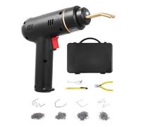 VEVOR Soudure Plastique sans Fil, 120 W, Pistolet de Soudage Plastique Rechargeable 400 Agrafes de Soudage, Kit Réparation Pro Pare-chocs Voiture pour Kayak, Jouets, Réparation Fissures en Plastique