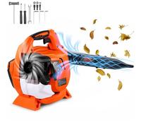 VEVOR Souffleur de Feuilles à Essence, 26 CC, souffleur de Neige portatif 2 Temps réservoir de Carburant, Volume d'air 425 CFM, Vitesse 156 MPH pour Entretien pelouse, Nettoyage Feuilles, déneigement