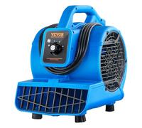 VEVOR Souffleur de Sol, 1360 TR/Min, Ventilateur de séchage Refroidissement, 17 m³/Min, sèche-Tapis Portable avec 4 Angles de soufflage, réglage à 3 Vitesses, pour Nettoyage, Maison, Usage Commercial