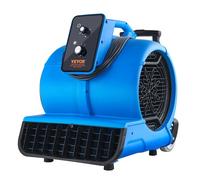 VEVOR Souffleur de sol, 1400 tr/min, ventilateur de séchage refroidissement, 113 m³/min, sèche-tapis portable 3 angles de soufflage, minuterie, réglage 3 vitesses, pour nettoyage, maison, commercial