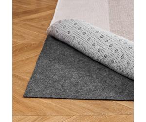 VEVOR Sous Tapis Antidérapant 304,8x426,7 cm Sous-tapis en Feutre pour Protéger Maintenir Empêcher Tapis de Glisser sur Parquets, Carrelages, Moquettes, avec Coussinets en Caoutchouc, Surface 13 m²