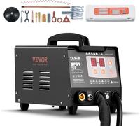 VEVOR Spotter de débosselage, 3kW, kit de réparation de bosses avec 2 pistolets de soudage, soudage automatique/manuel & 7 modes, appareil de soudage par points pour la réparation de bosses