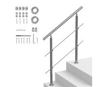 VEVOR SSH-1S-100-2 - Main courante d’escalier 100 cm - Argent